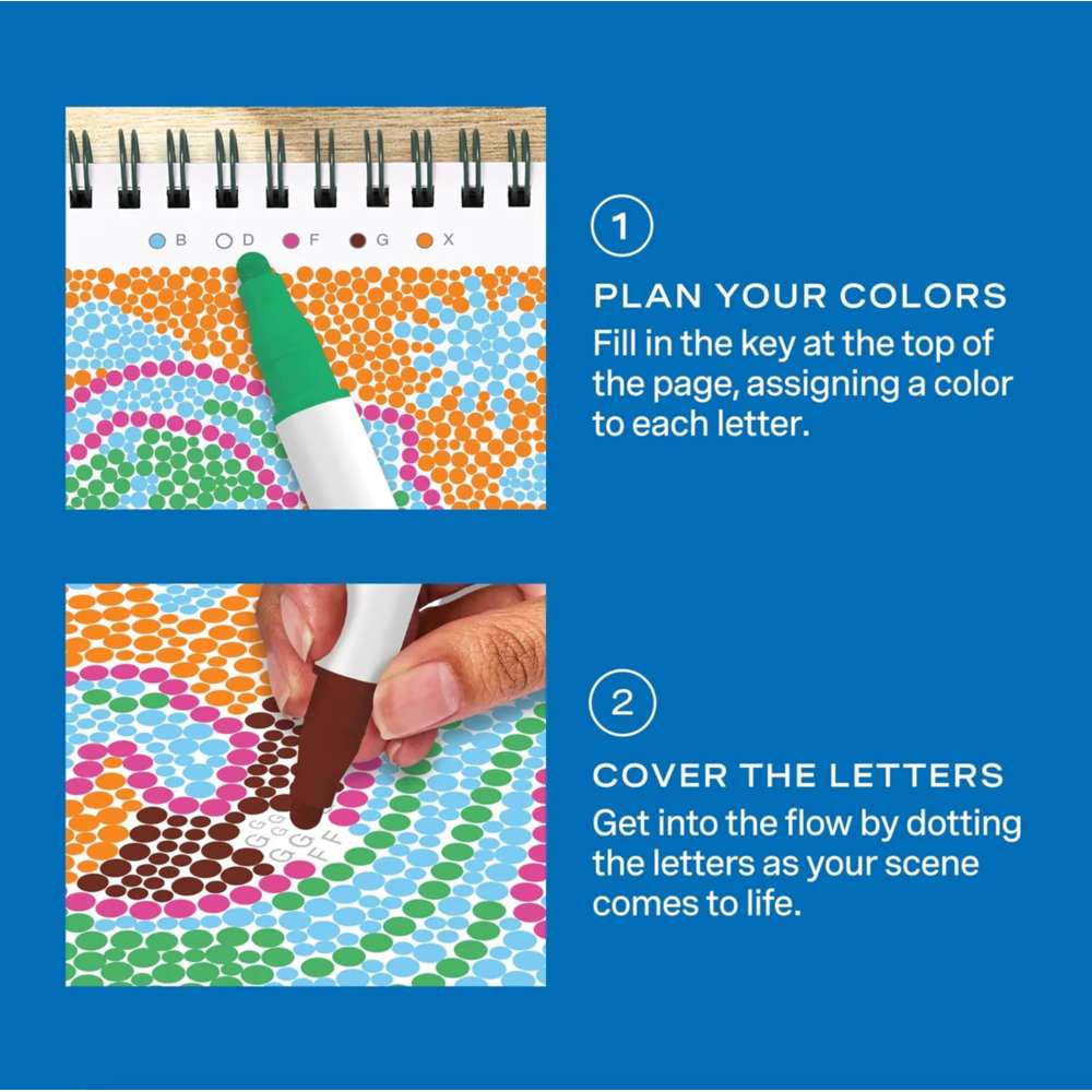 FlowArt Mini Dot-By-Letter Nature's Wonders - Lifelines 4