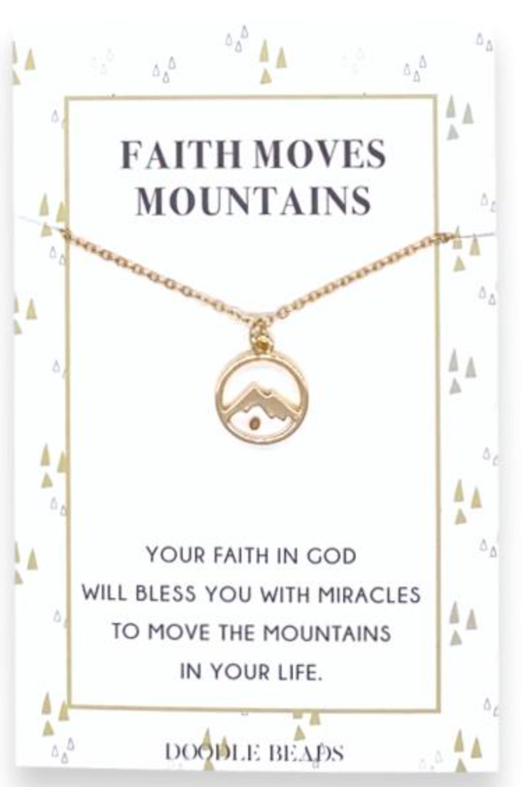 Faith Moves Mountains Mustard Seed Necklace, , large image number 0