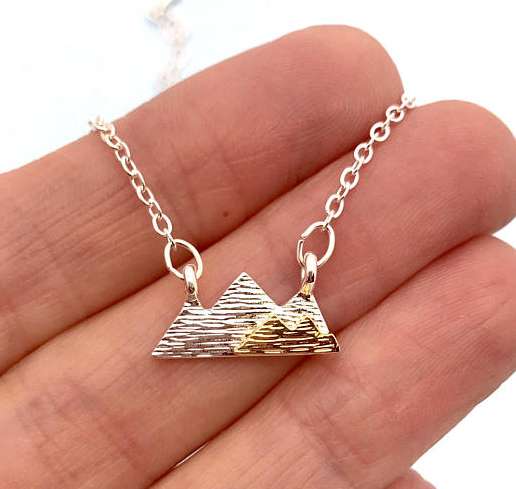 Beautiful Destinations Mountain Necklace, , large image number 3