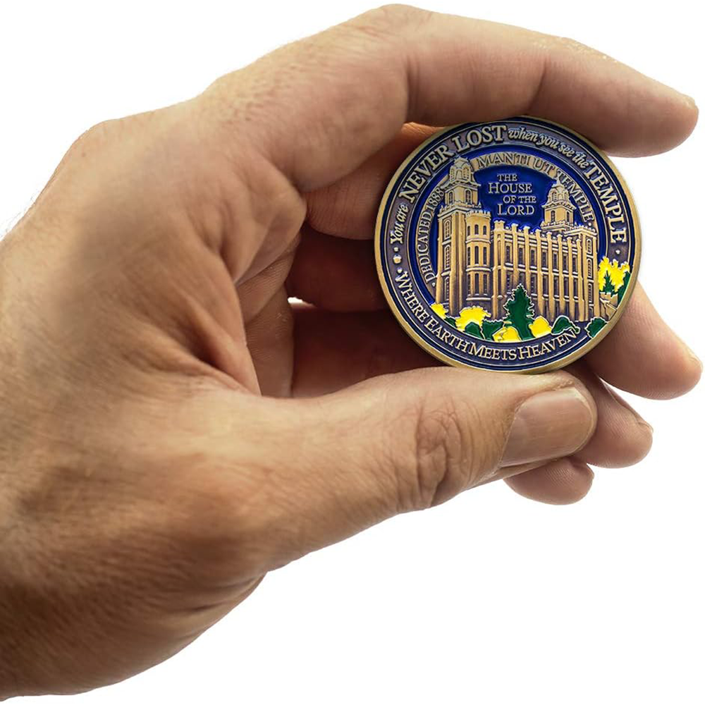 Manti Utah Temple Medallion Coin, , large image number 5