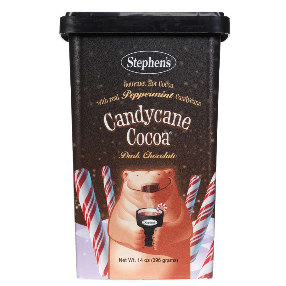 Dark Candycane Hot Cocoa