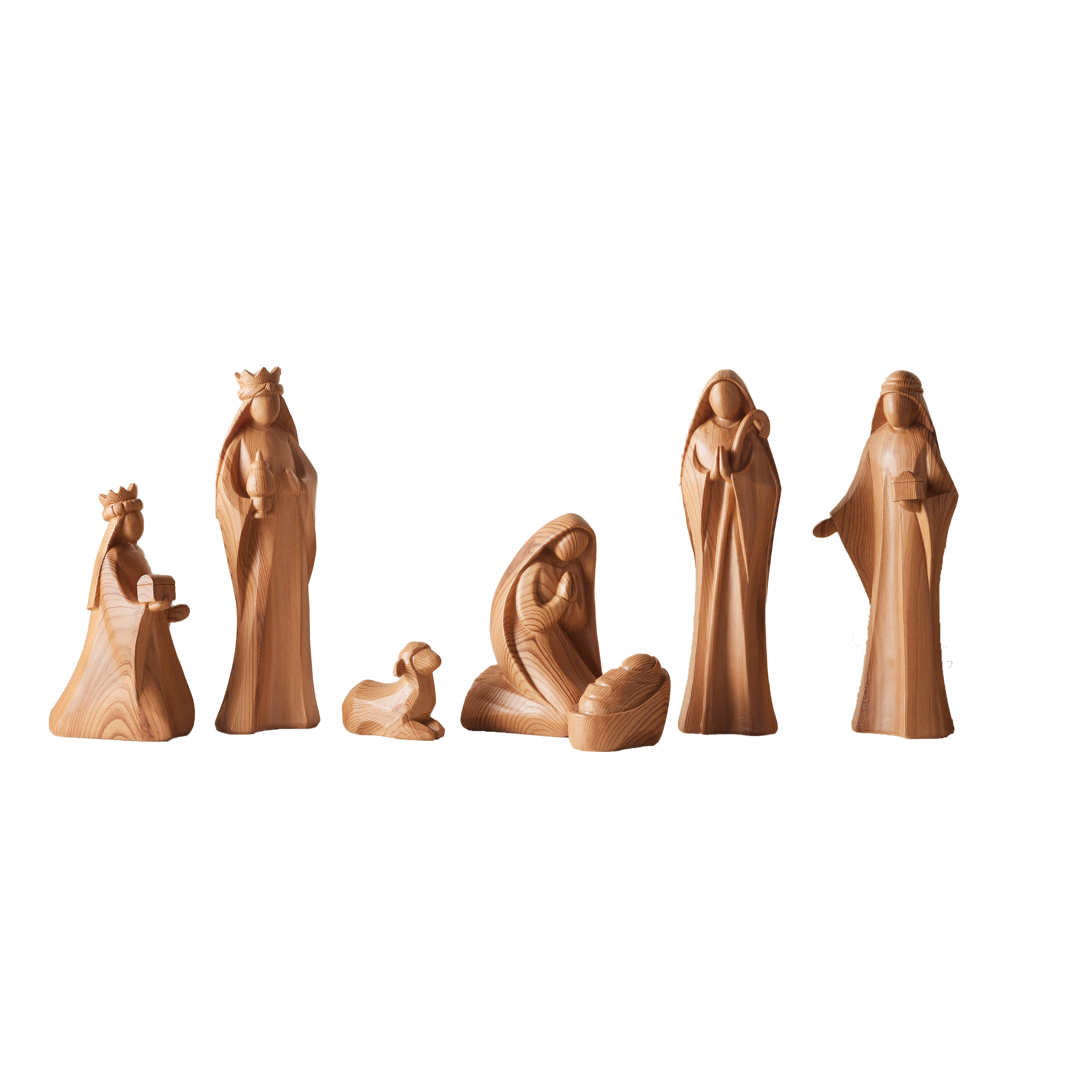 Come Behold Him Resin Nativity
