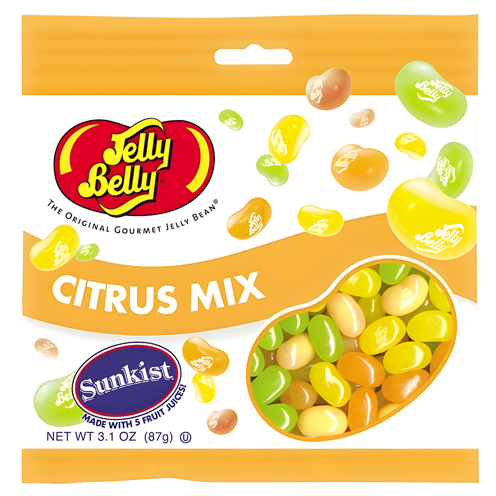 Jelly Belly Bagged Citrus 3.1 Oz Bag