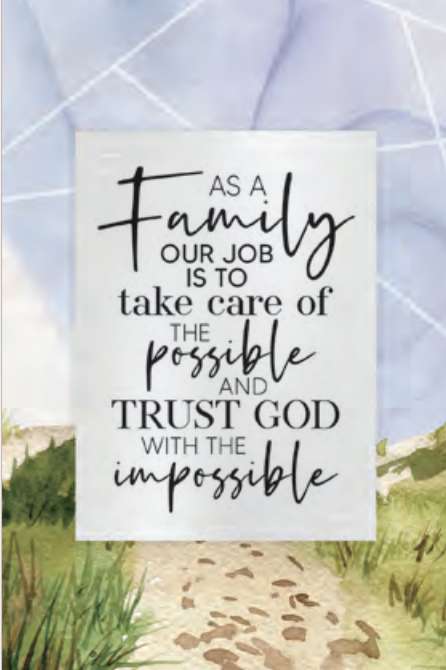 Family Possible & Impossible (6x9 Plaque)