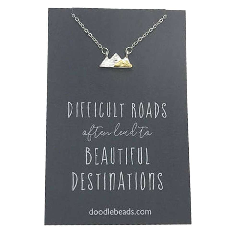 Beautiful Destinations Mountain Necklace, , large