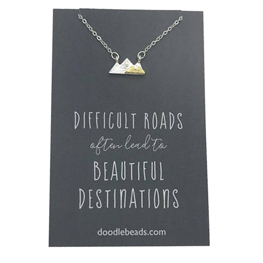 Beautiful Destinations Mountain Necklace, , large