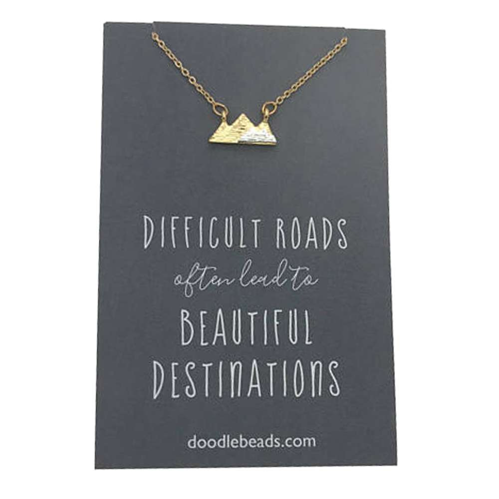 Beautiful Destinations Mountain Necklace