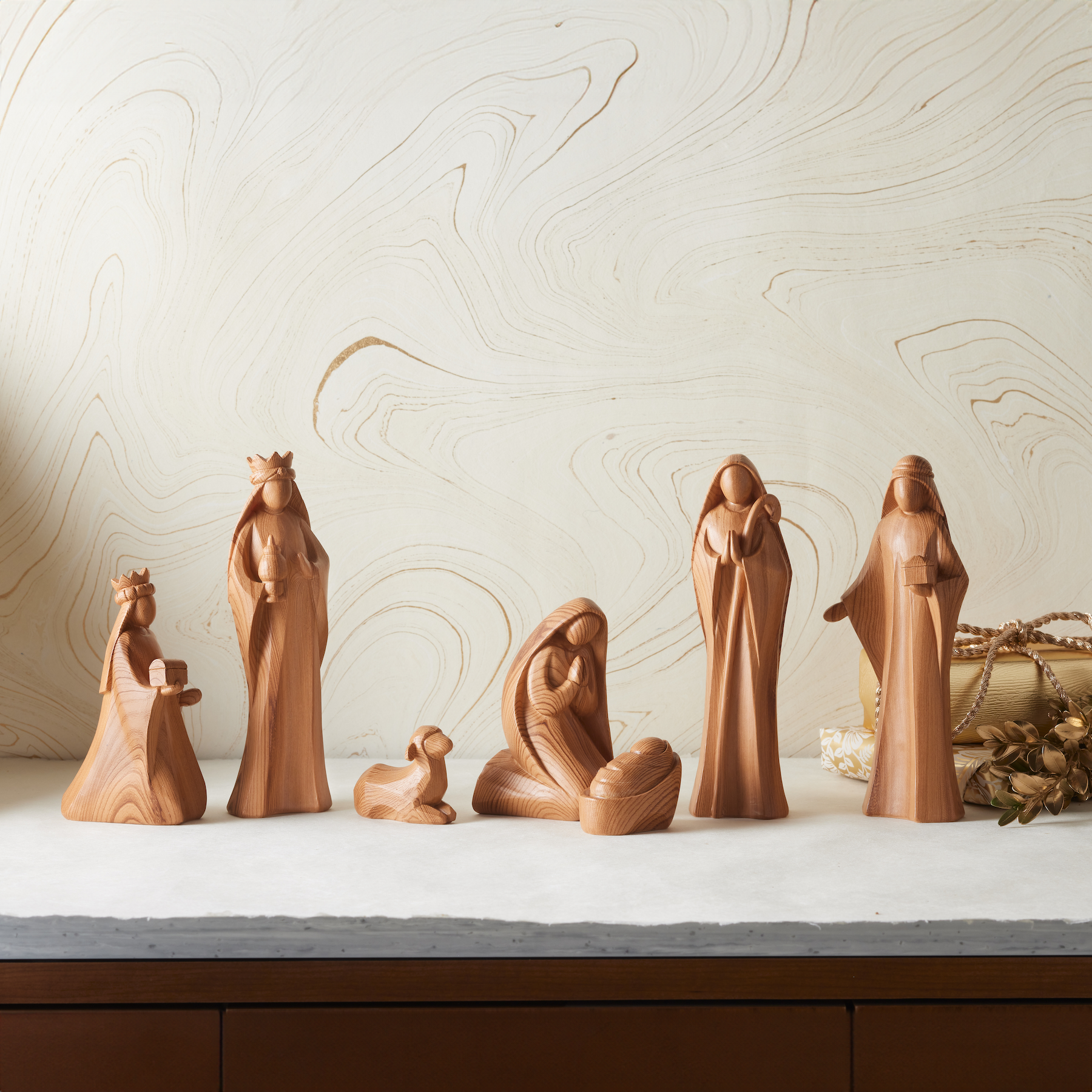 Come Behold Him Resin Nativity, , large