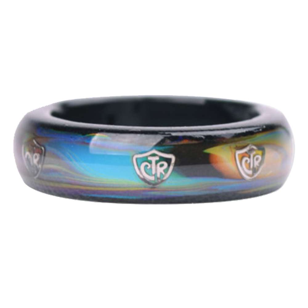 Black Agate CTR Shield Mood Ring, , large image number 0