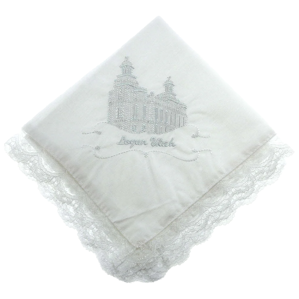 Logan Temple Handkerchief - Lace