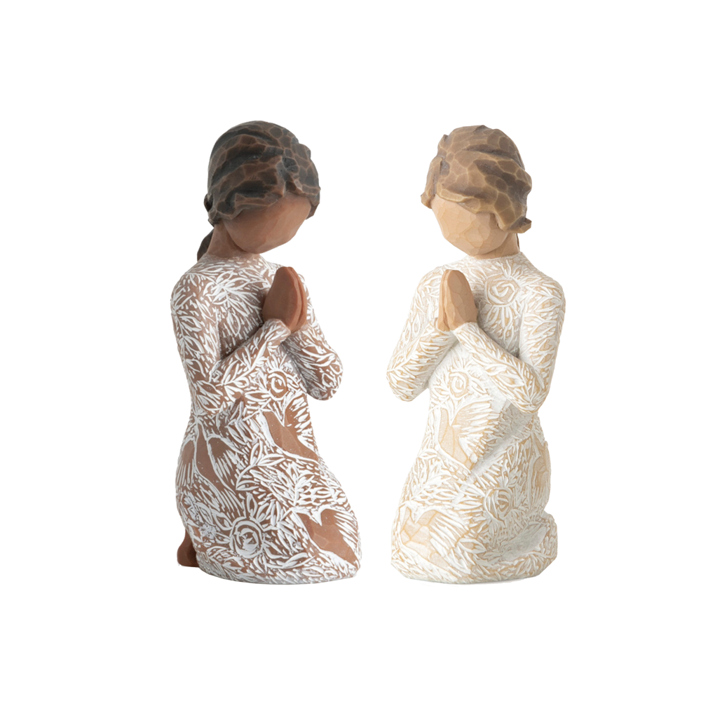 Darker Prayer of Peace Willow Tree Figurine, , large image number 2