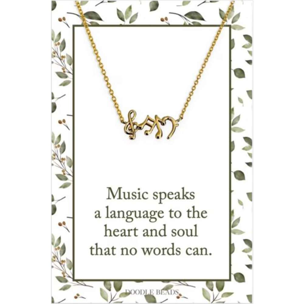 Music Note Necklace