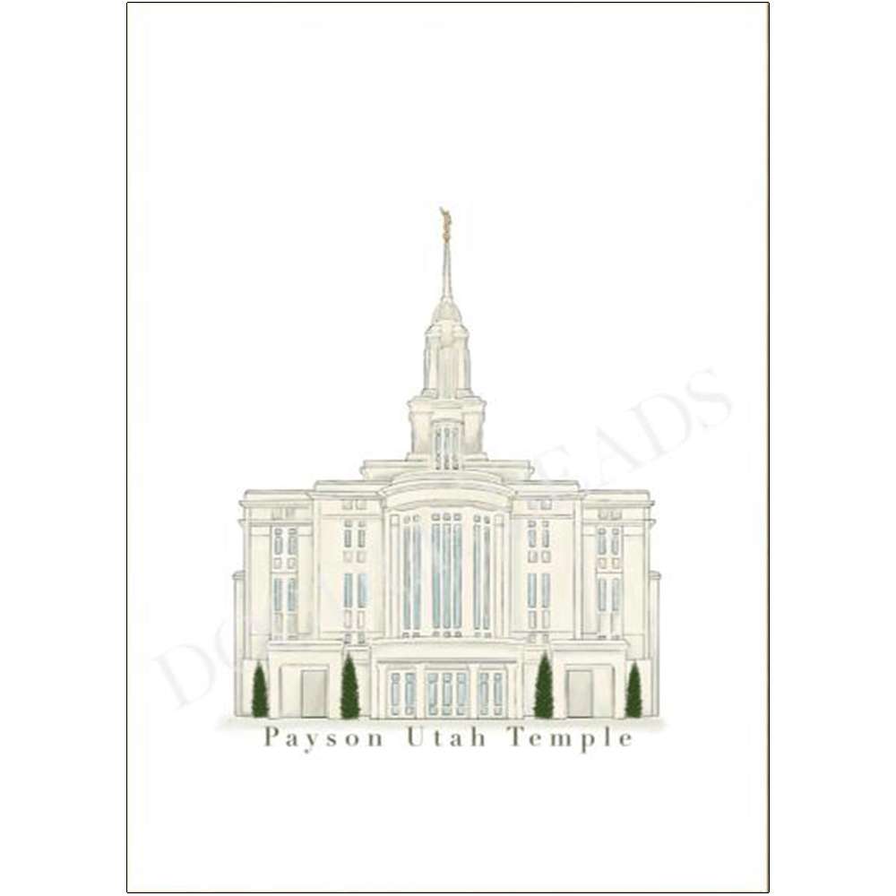 Payson Temple - 5x7 Print