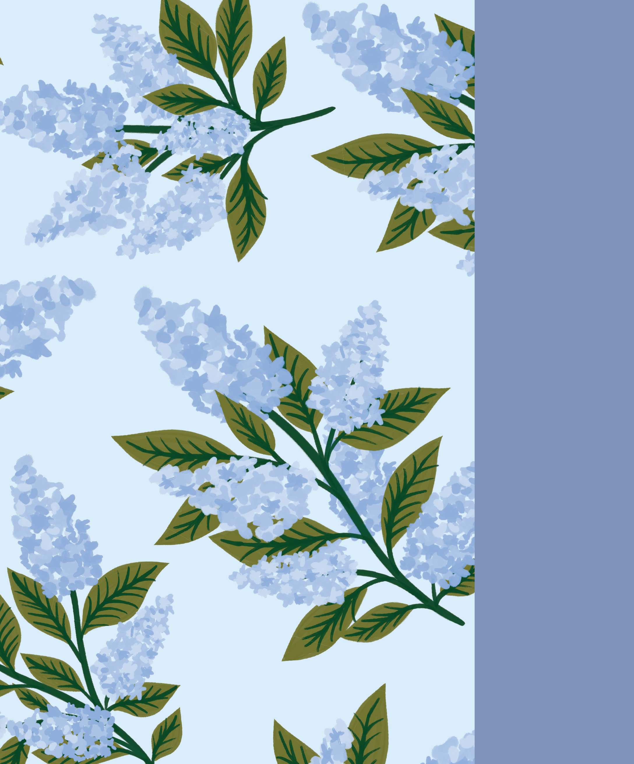 The Old Testament, Journal Edition, Blue Floral (No Index), , large image number 3