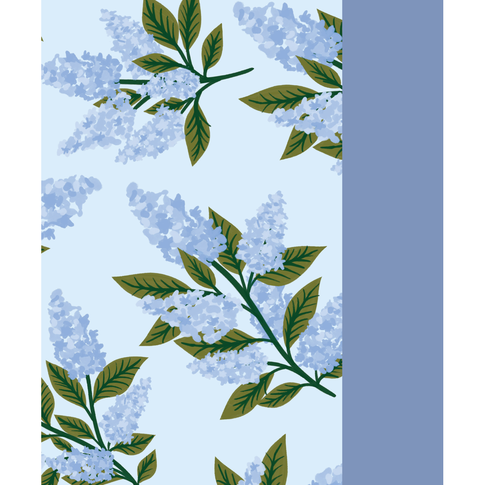 The Old Testament, Journal Edition, Blue Floral (No Index), , large image number 3