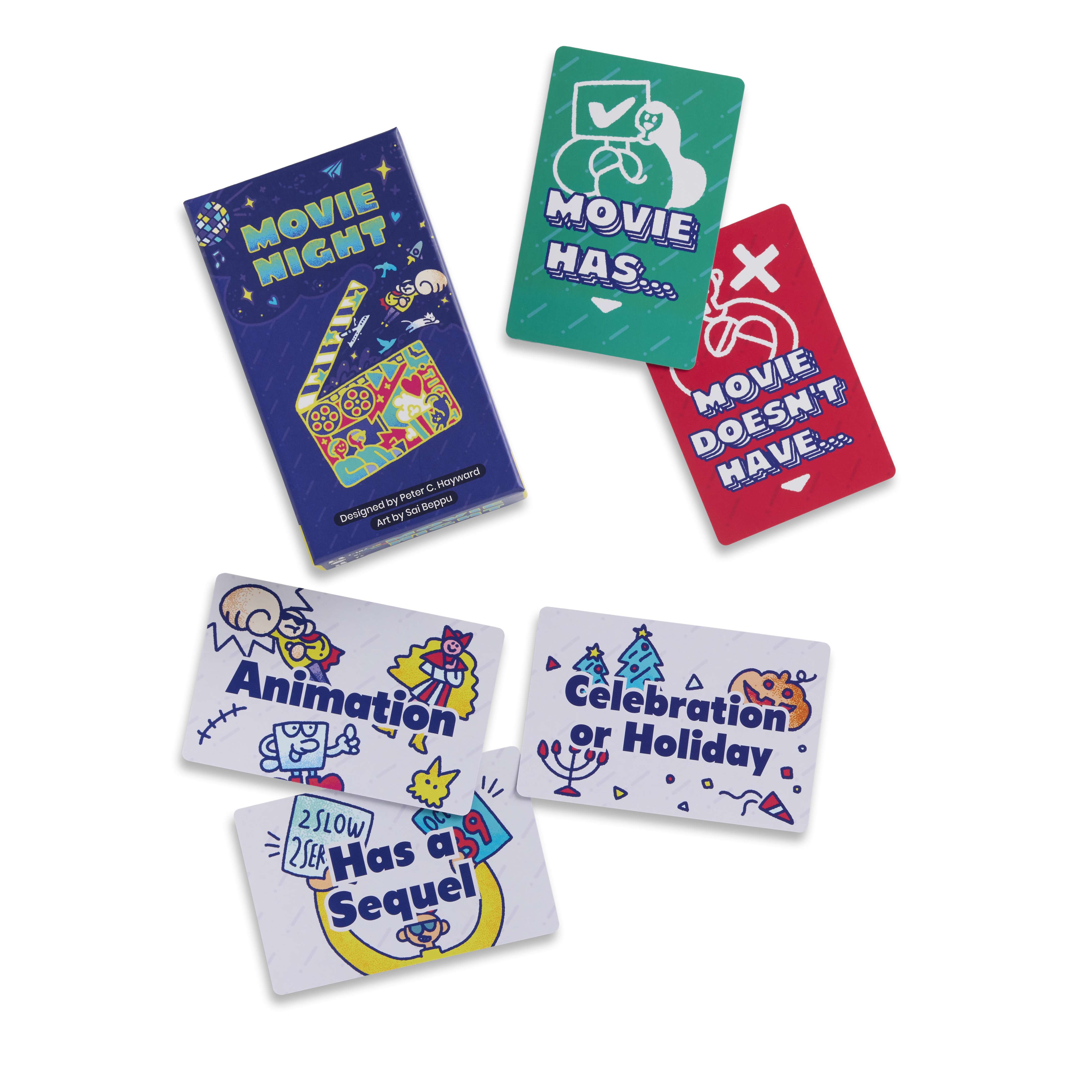 Movie Night Card Game, , large