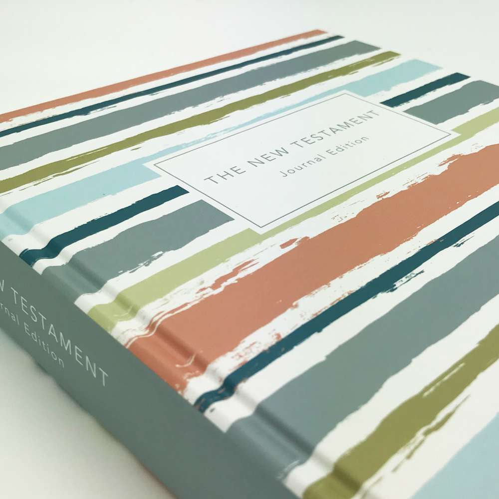 The New Testament, Journal Edition, Stripes (No Index), , large