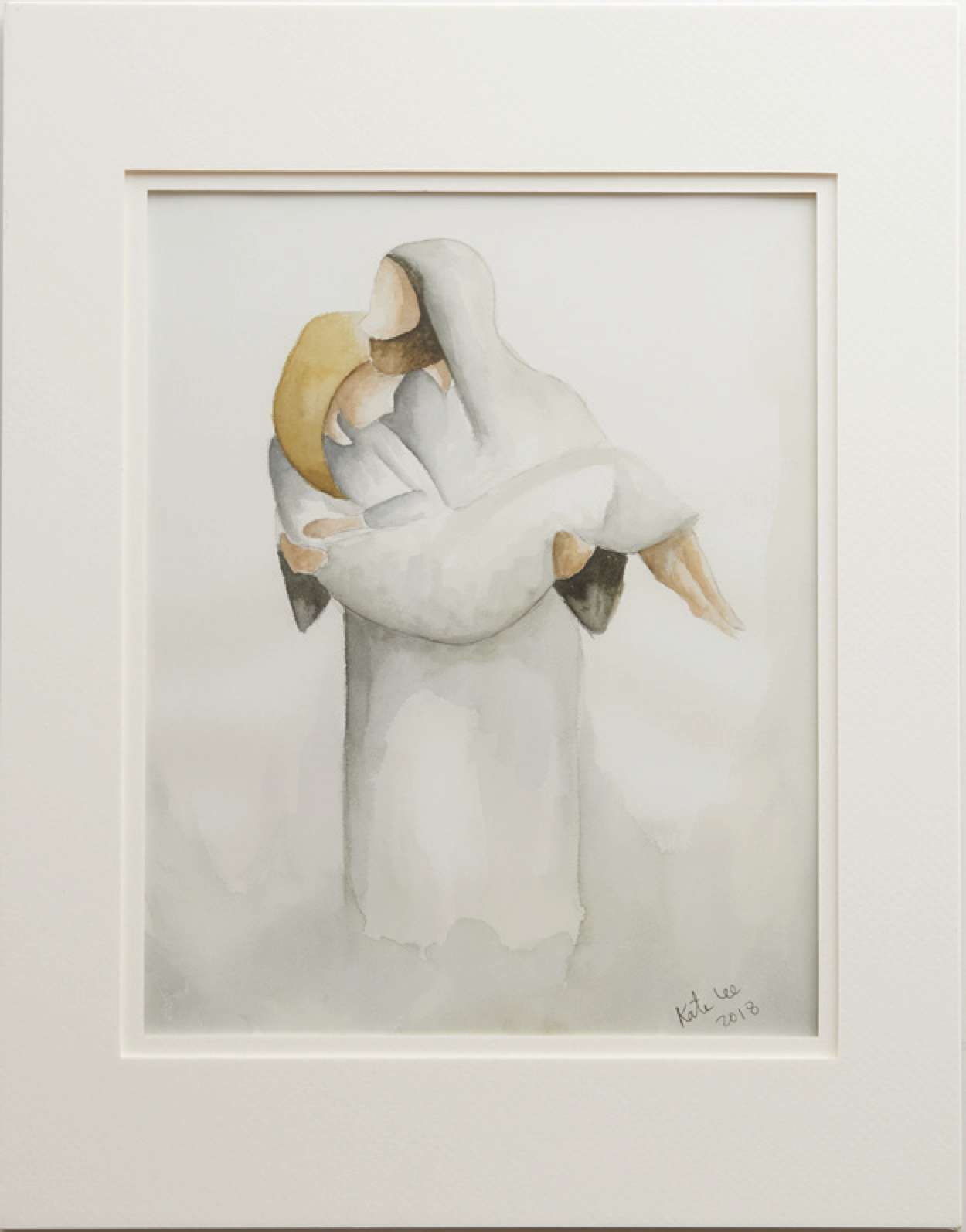 Peace in Christ 11x14 Matted Print