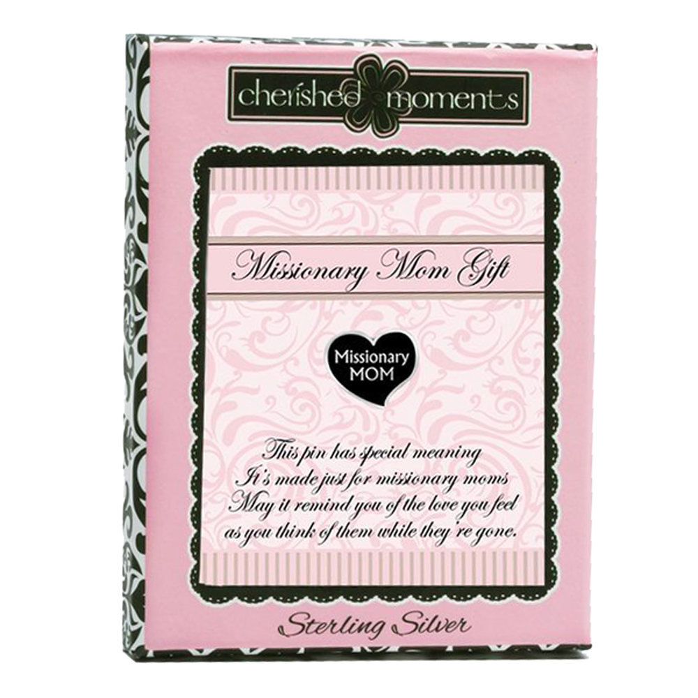 Missionary Mom Heart Pin,  Missionary Mom Heart Pin