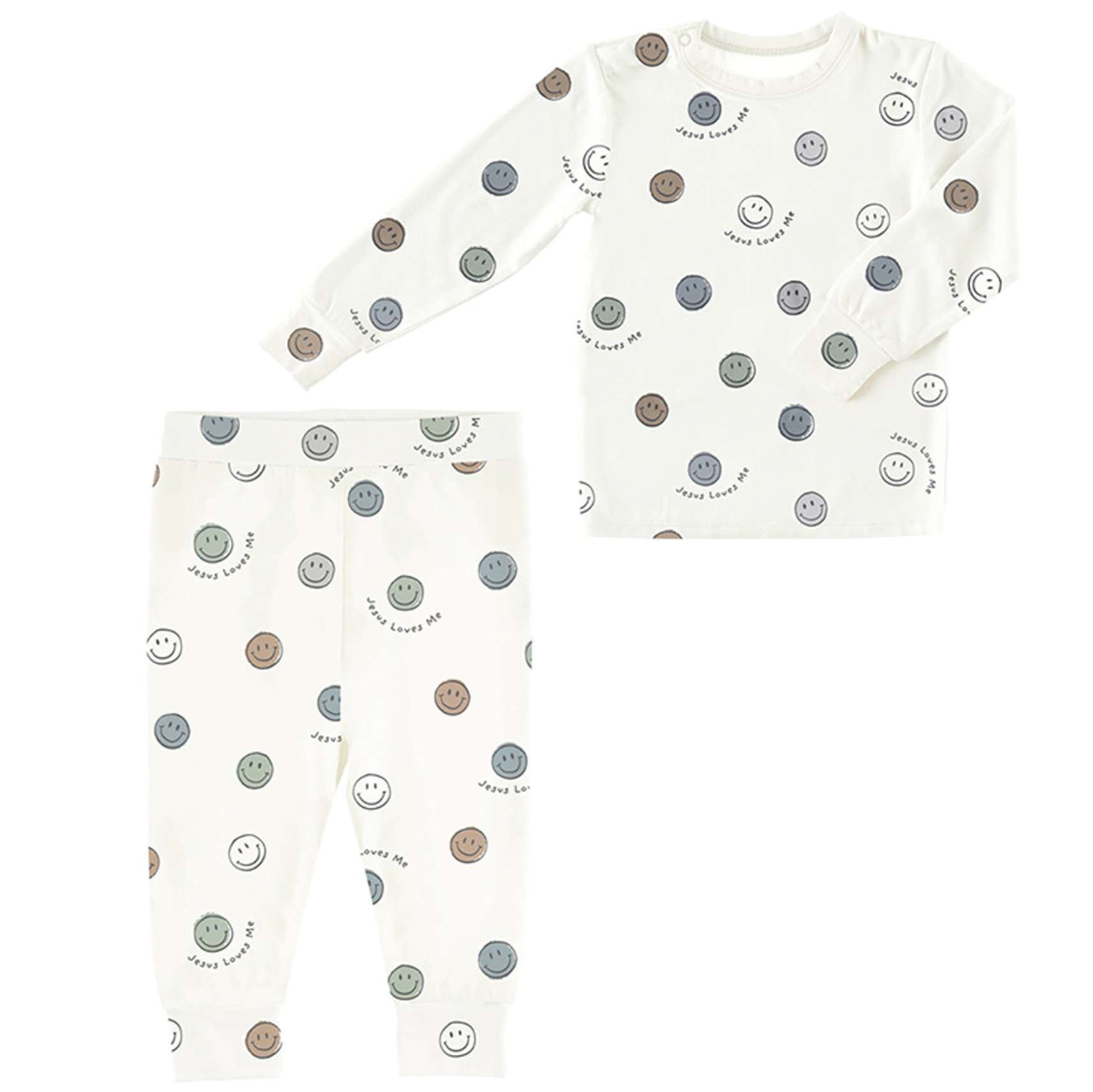 Jesus Loves Me Pajama Set (6-12 Months), , large image number 2
