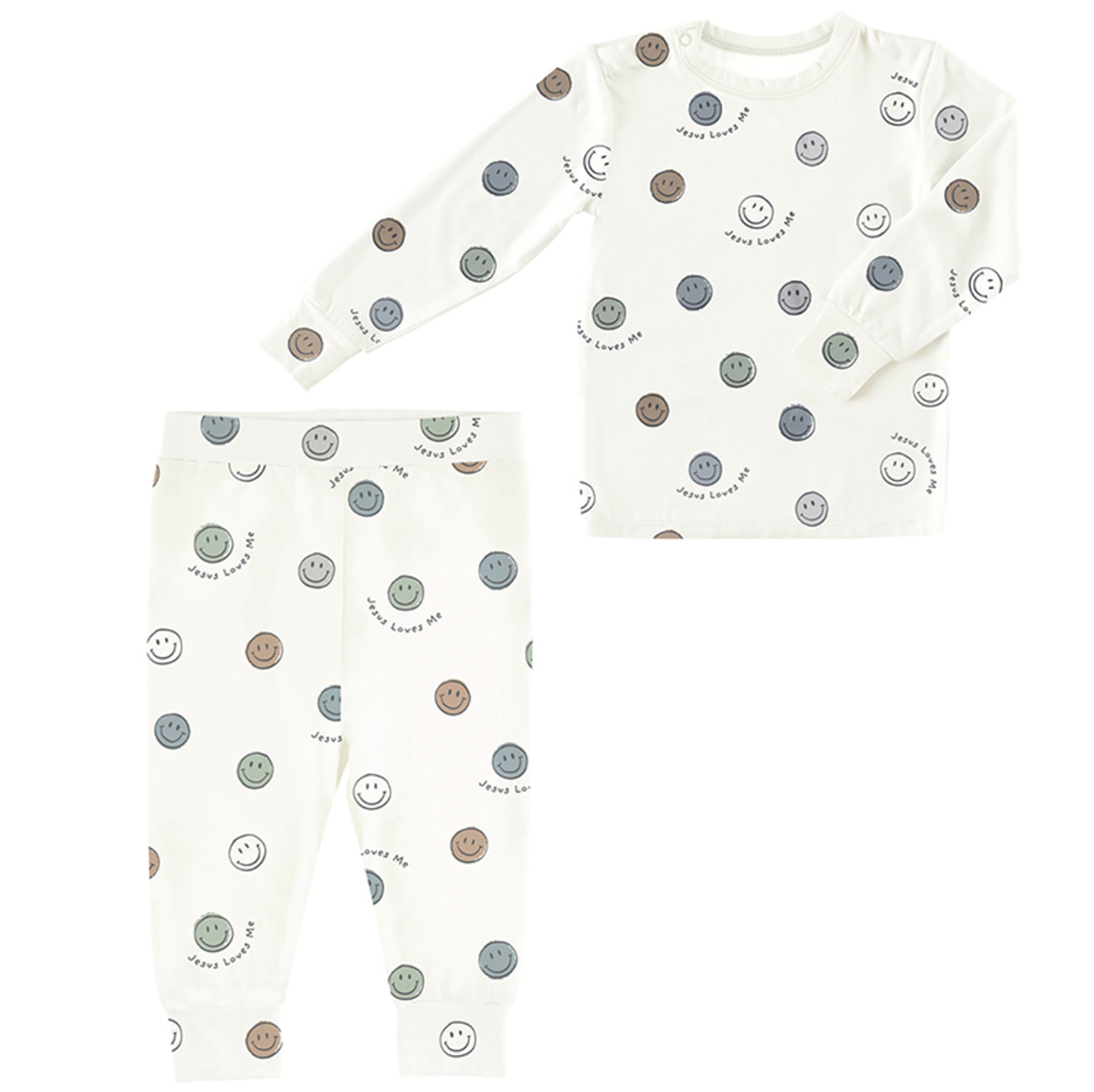 Jesus Loves Me Pajama Set (6-12 Months), , large image number 2