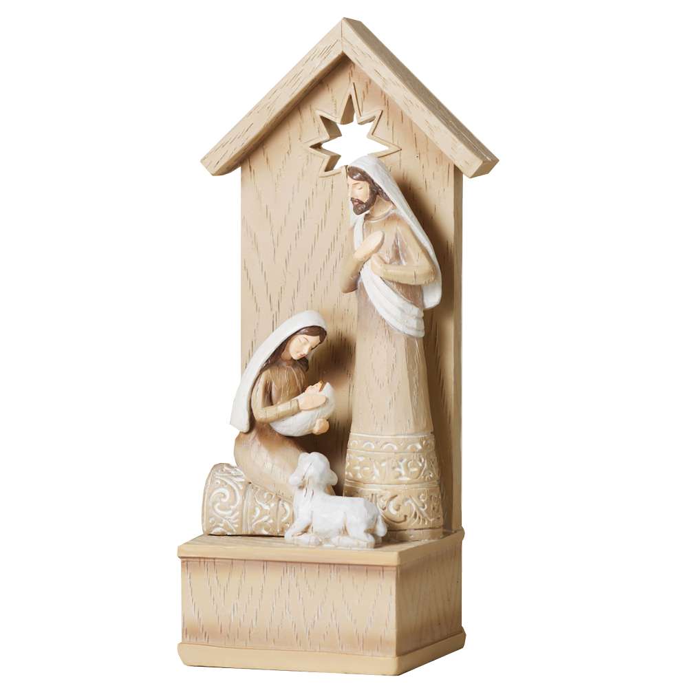 Sleep in Heavenly Peace Music Box Nativity, , large image number 0
