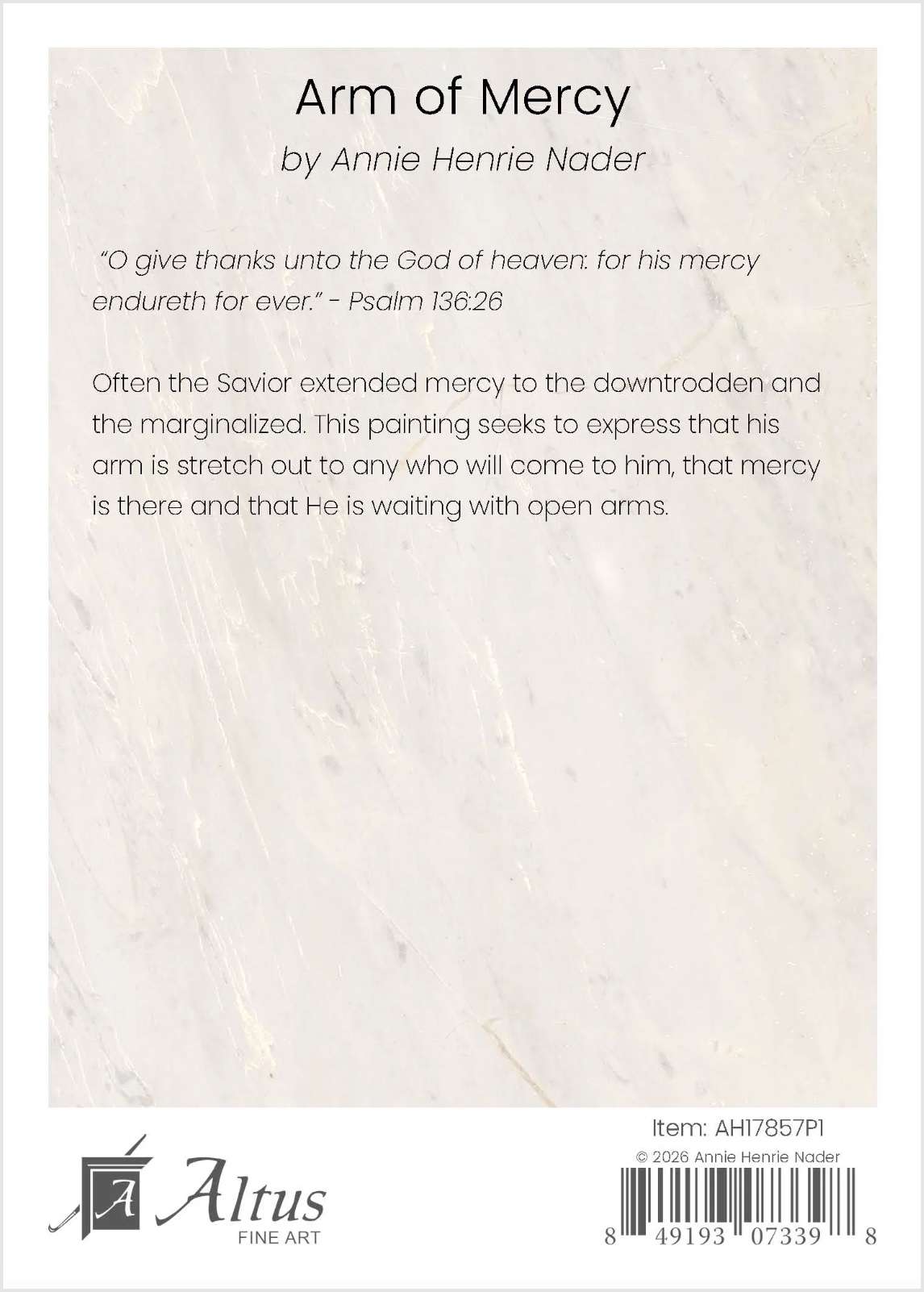 Arm of Mercy Print, , large