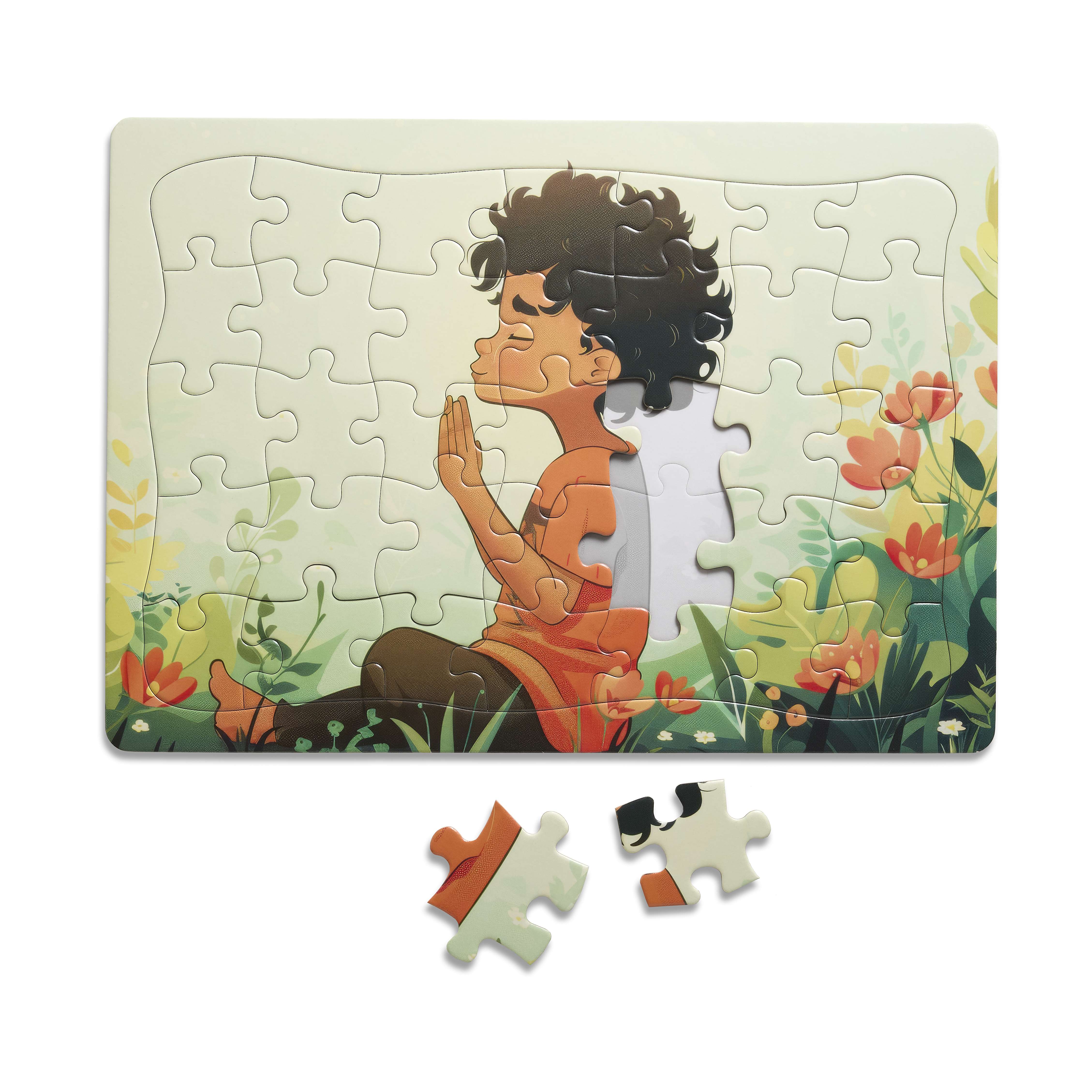 A Child's Prayer Boy 35 Piece Tray Puzzle