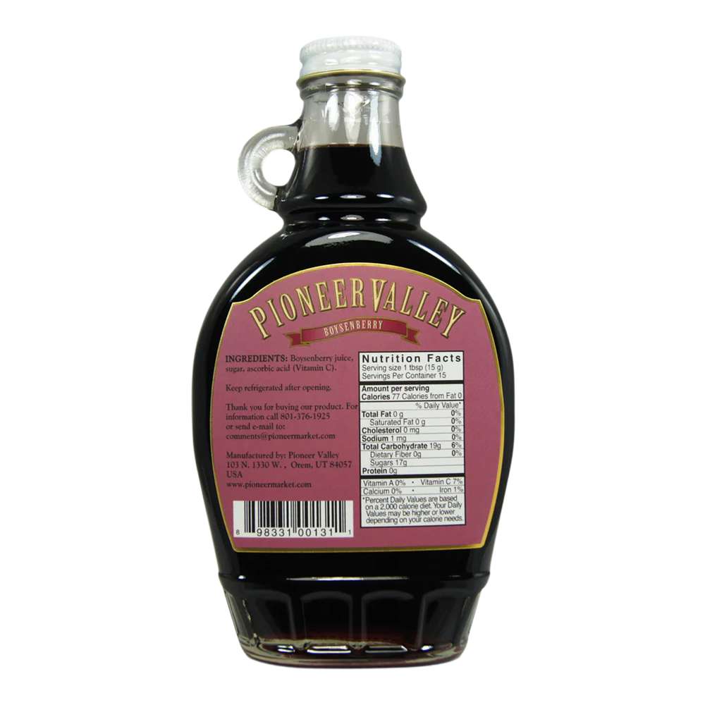 Syrup Boysenberry 11.5 Oz, , large