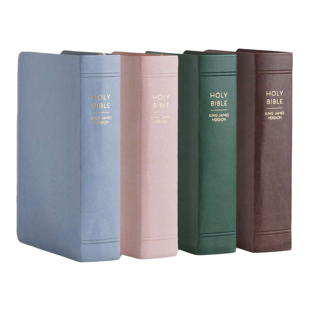 Simulated Leather Holy Bible, Regular (Color Options)