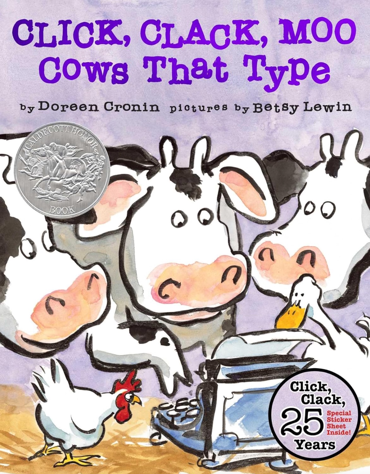 40 CLICK, CLACK, MOO Cows That Type 音声絵本 Click, Clack, Moo: Cows That Type (25th Anniversary Edition