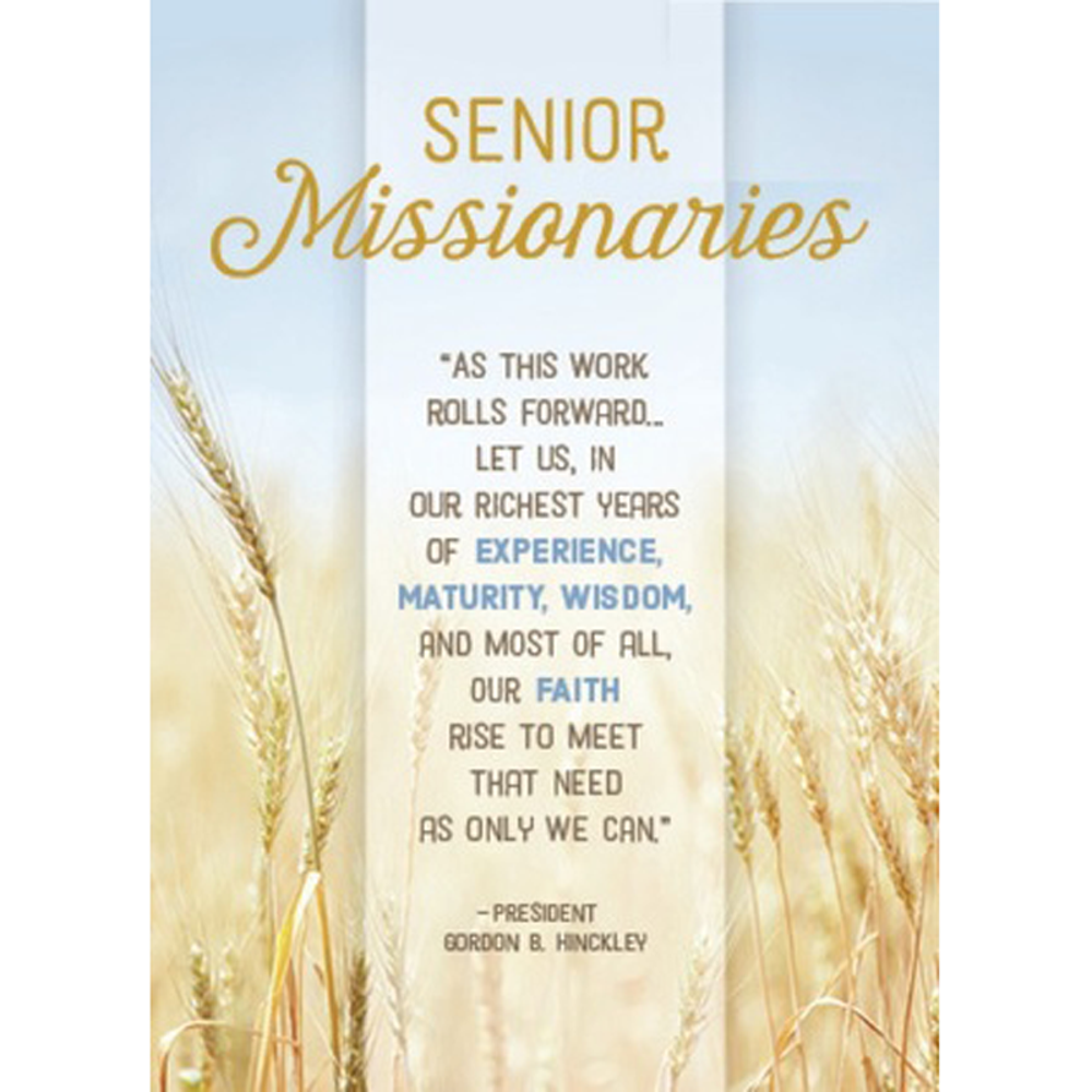 Senior Missionary Greeting Card, , large image number 0