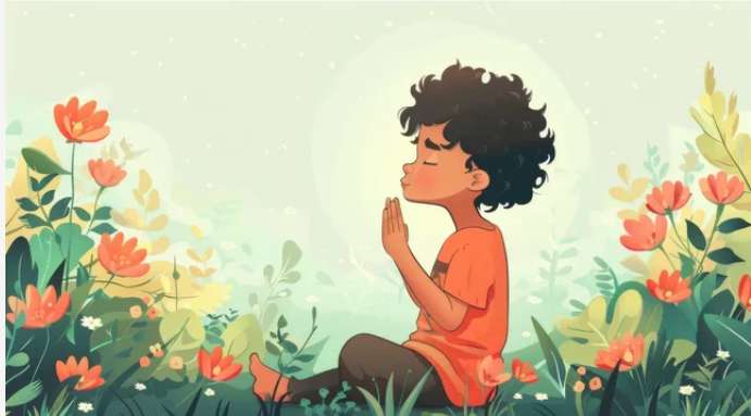 A Child's Prayer Boy 35 Piece Tray Puzzle, , large image number 2