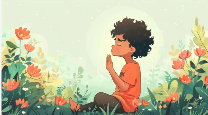 Puzzle A Child's Prayer Boy 35 Piece Tray