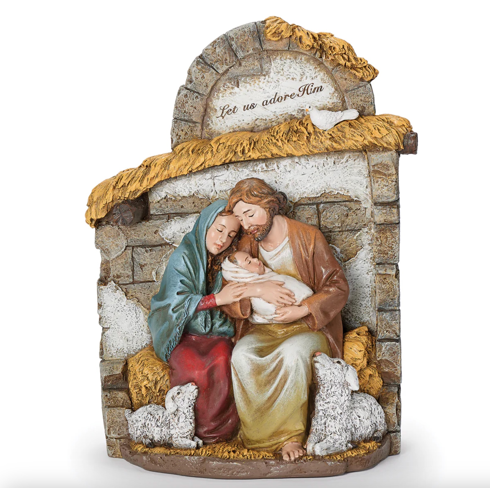 Let Us Adore Him Holy Family Nativity