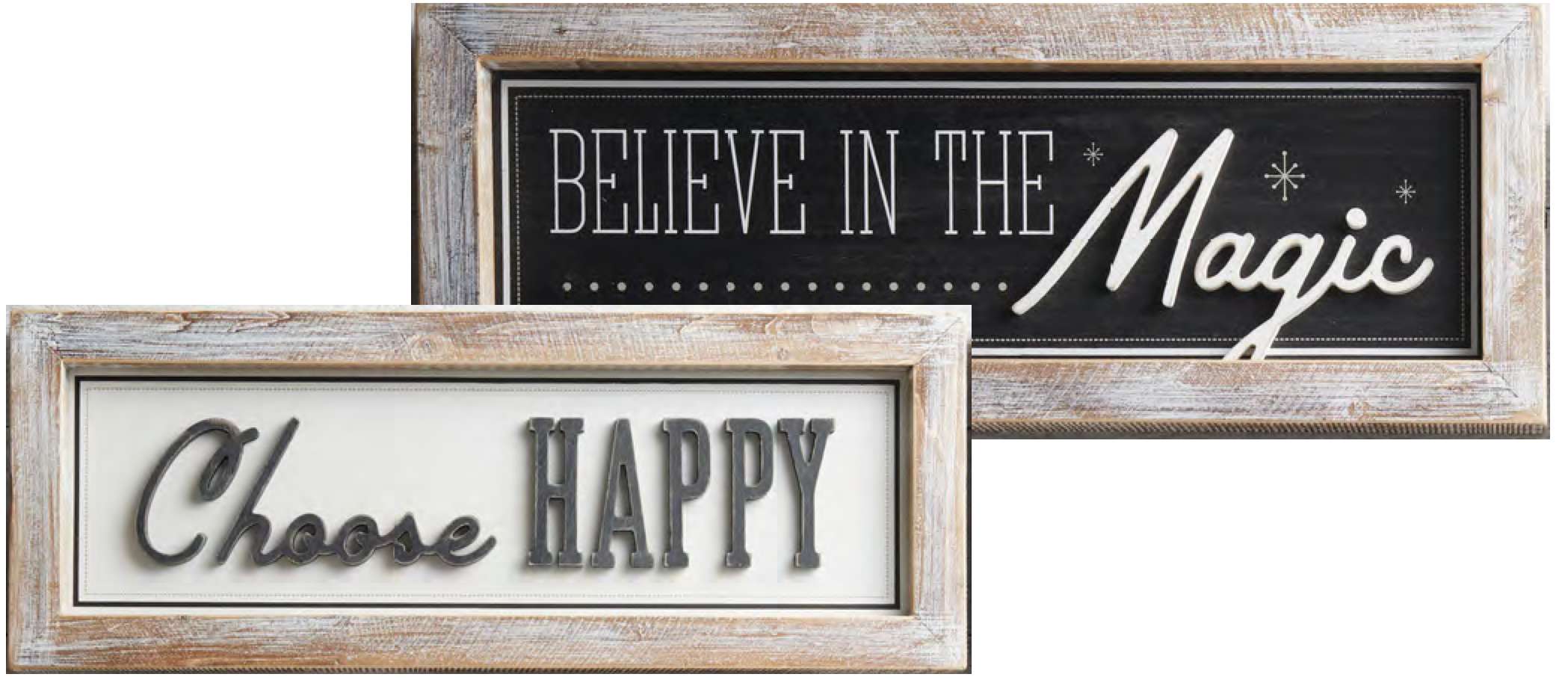 Magic, Choose Happy (24x9 Reversible Plaque), , large image number 0