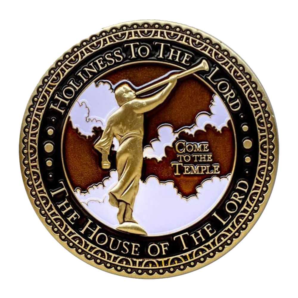 Red Cliffs Utah Temple Medallion Coin, , large