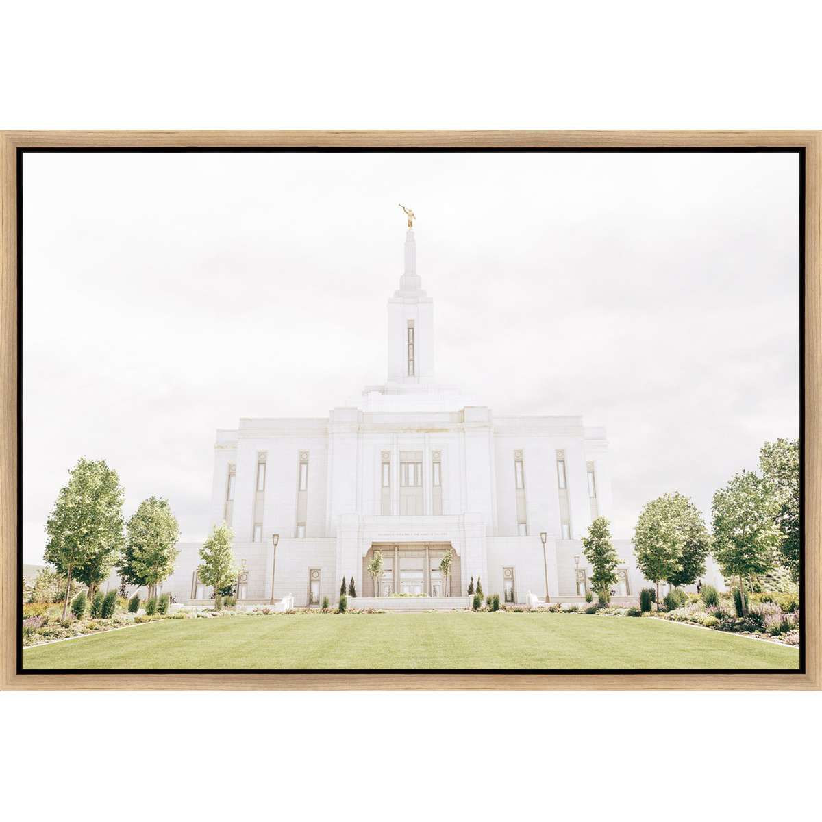 Sweet is the Work, Pocatello Temple (31.5x21.5 Framed Canvas), , large image number 0