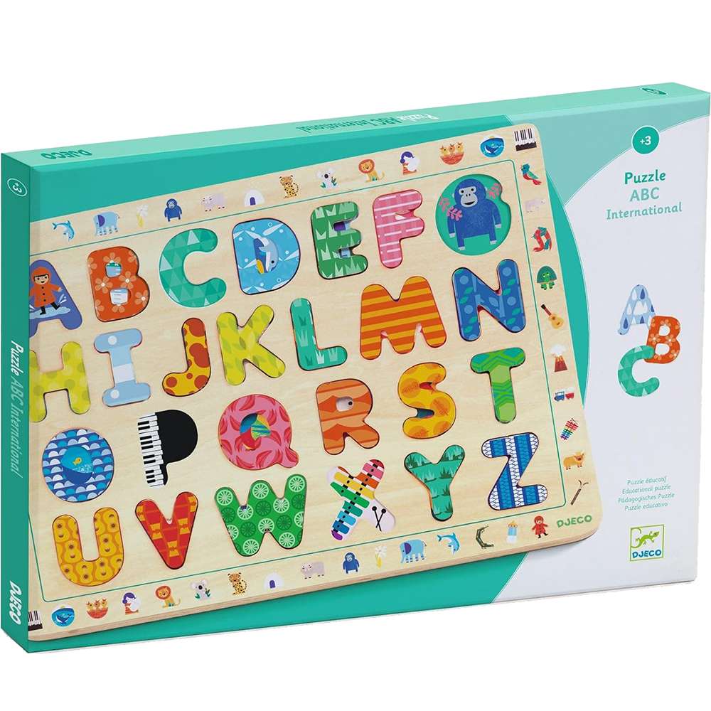 ABC International Wooden Puzzle, , large image number 0