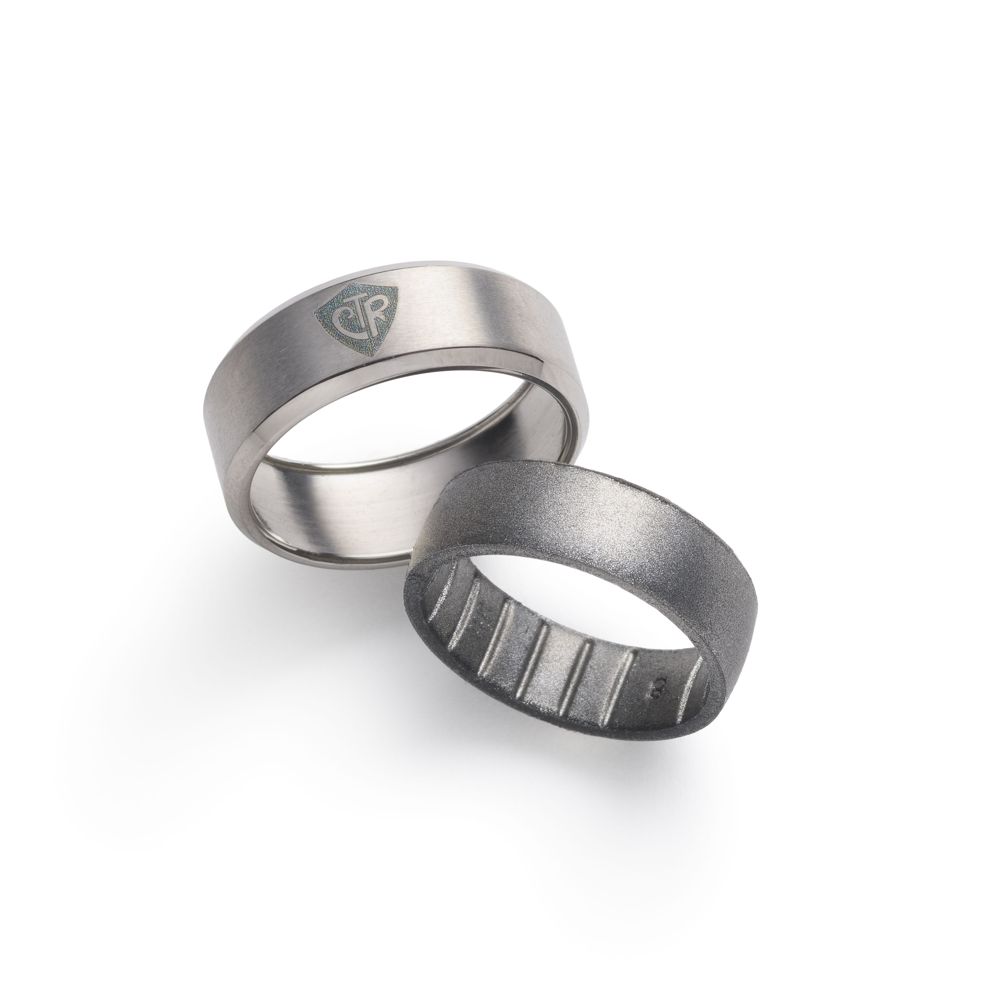 Hybrid Silver CTR Ring Set