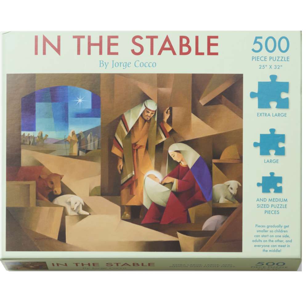 In the Stable 500 Piece Family Puzzle