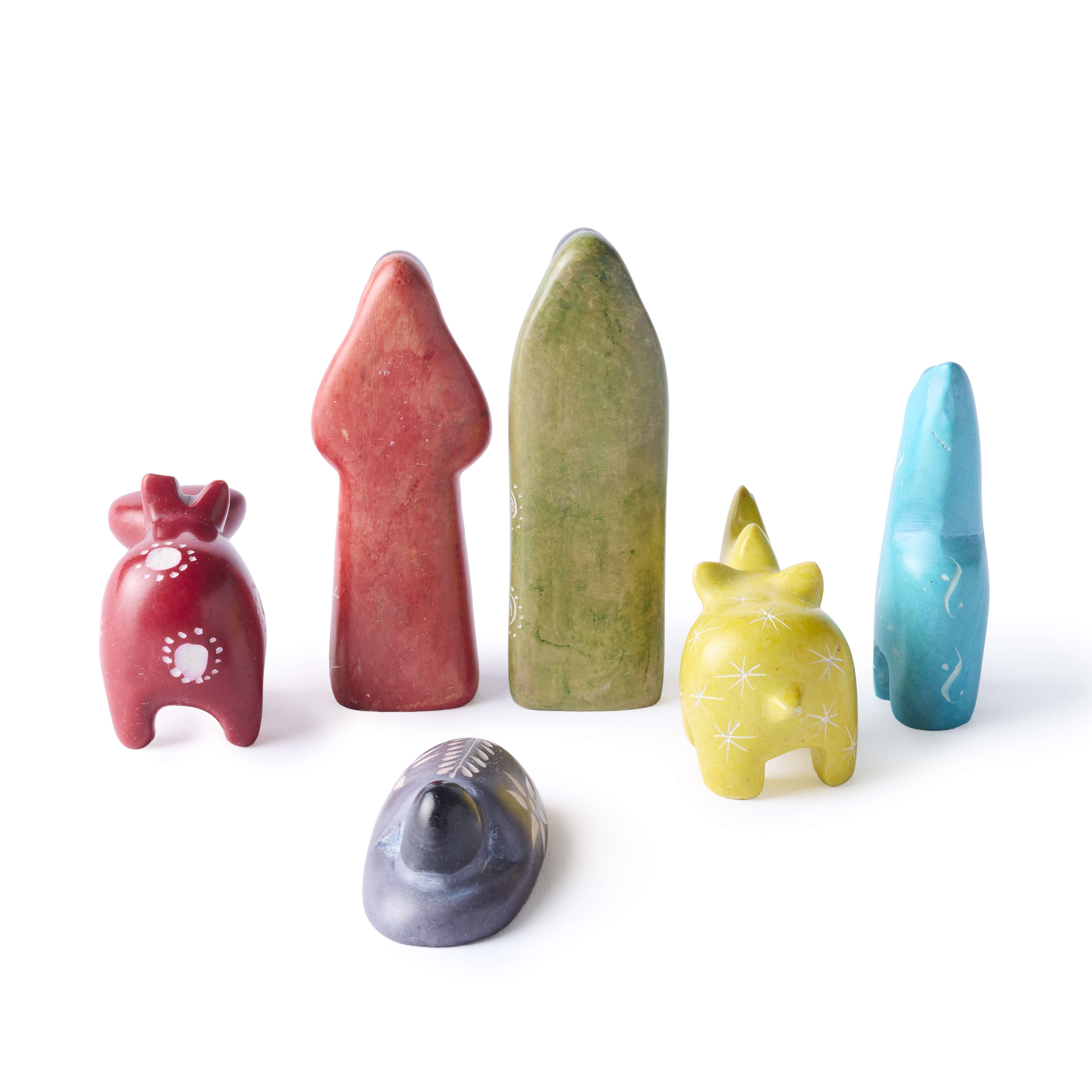 Kenya Soapstone Holy Family with Animals Nativity, , large image number 2
