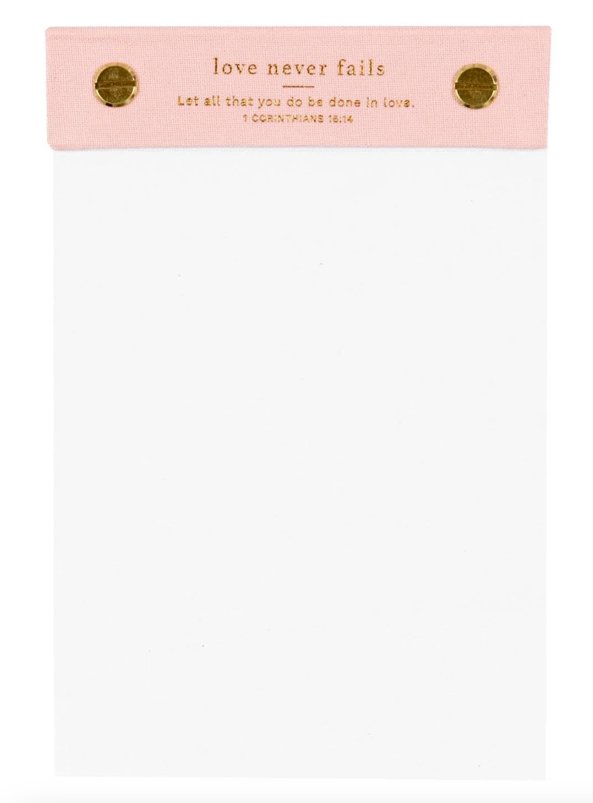 Love Never Fails Notepad, , large