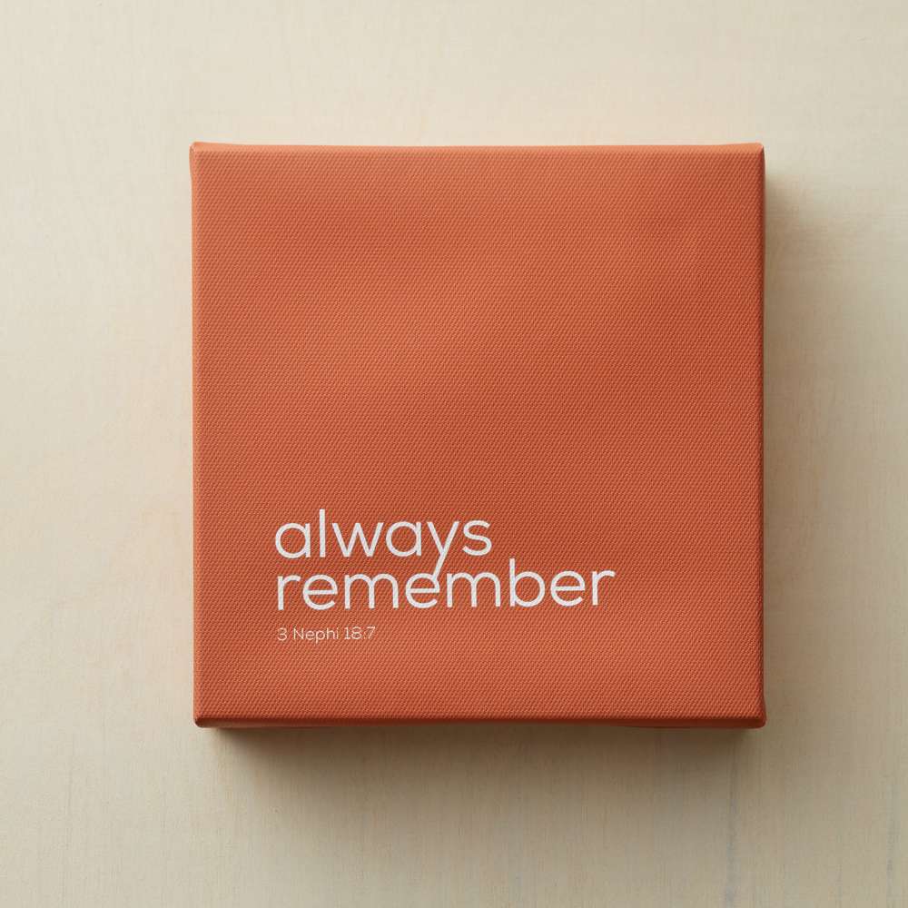 Always Remember (5x5 Canvas Wrap), , large
