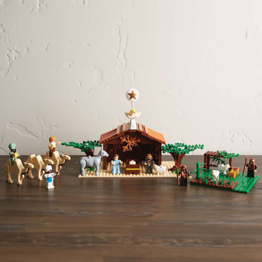 Brick'Em Young Building Block Plastic Nativity, , large image number 3