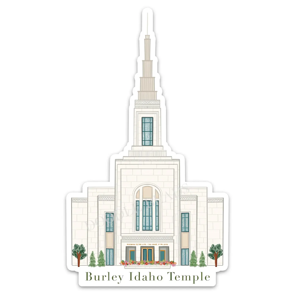 Burley Temple Sticker 