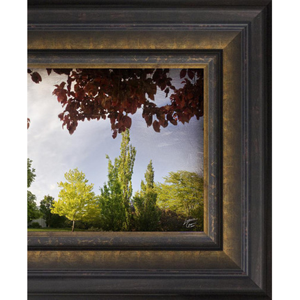 Jordan River Temple, the Day Dawn is Breaking (19x48 Canvas Framed Art), , large image number 4