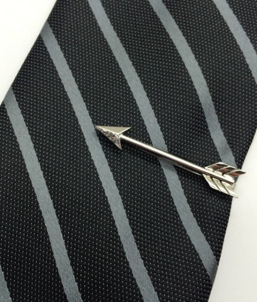 Aim High Arrow Tie Bar, , large image number 1