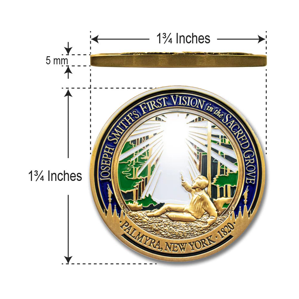 Joseph Smith First Vision Medallion Coin, , large