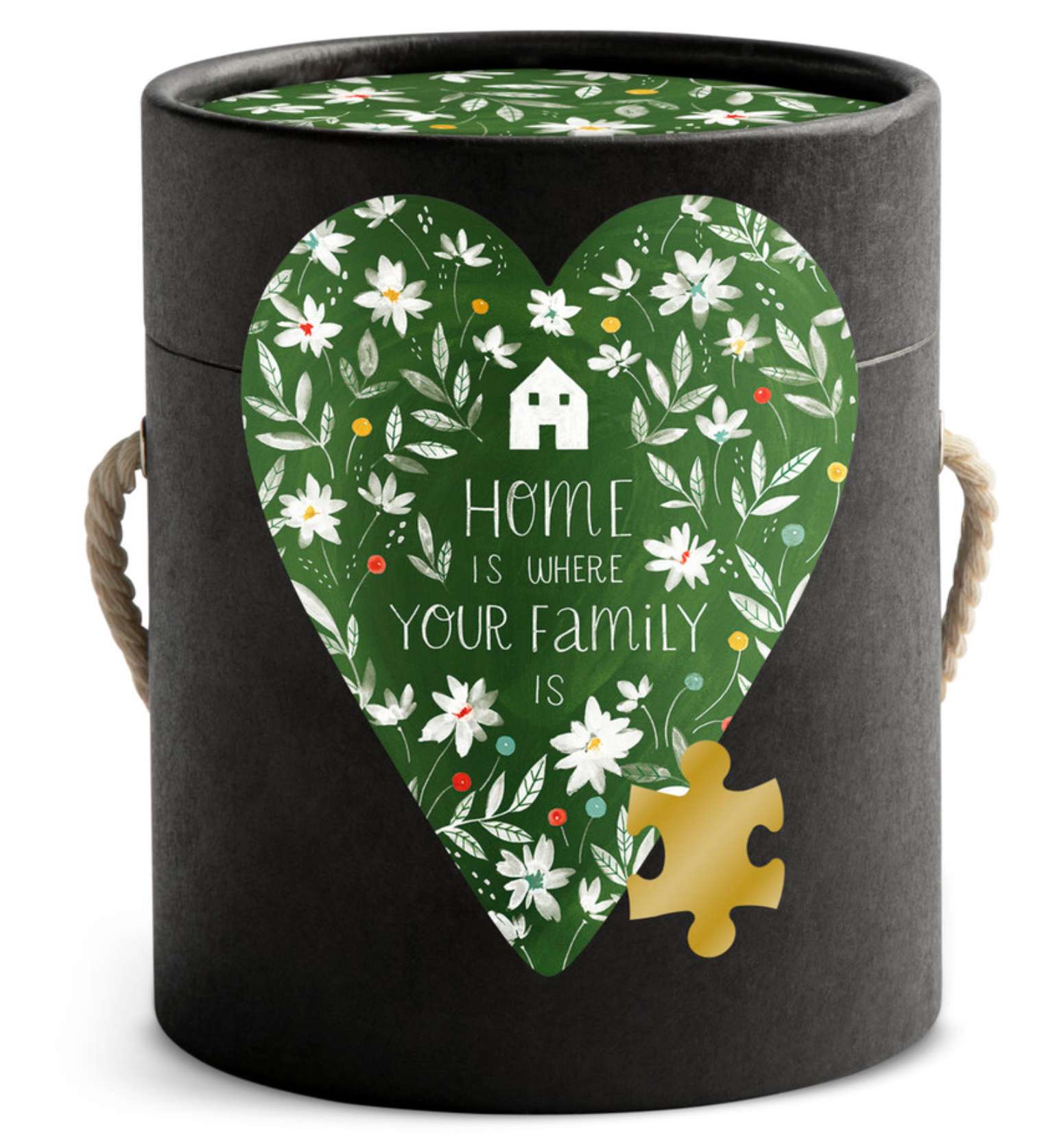 Home & Family Heart 100 Piece Puzzle, , large image number 0